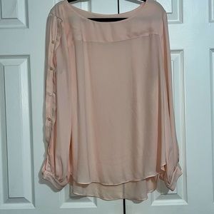 Blouse with buttons on sleeves